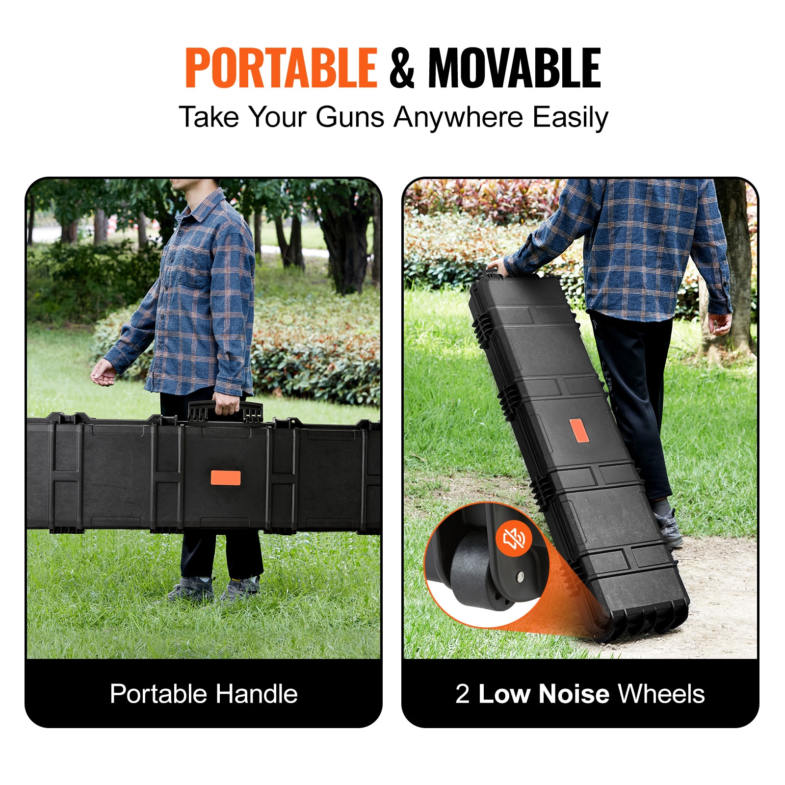 Tactical Hard Case Waterproof With Protective Foam And Wheels_voghion.com